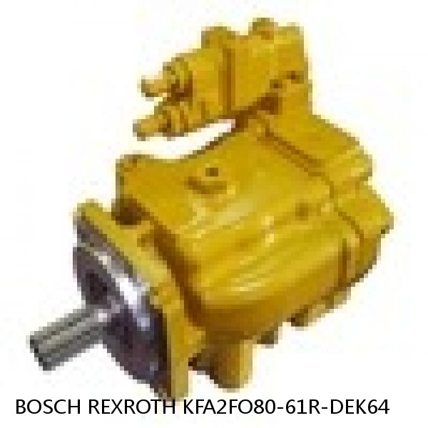 KFA2FO80-61R-DEK64 BOSCH REXROTH KFA2FO HYDRAULIC PISTON PUMP #1 image